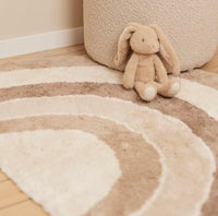 Tappeto Arcobaleno naturale 80x130cm