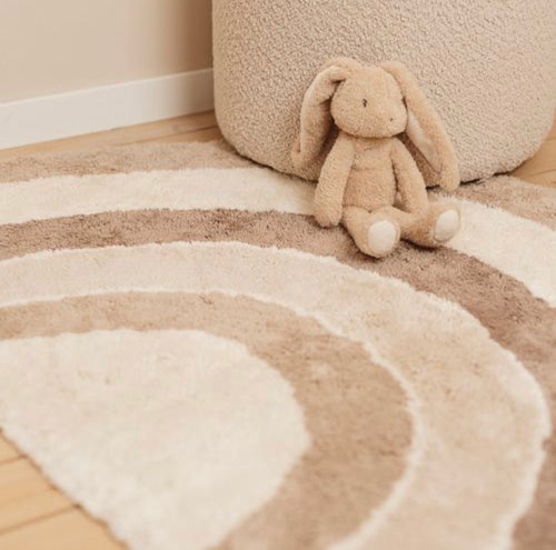Tappeto Arcobaleno naturale 80x130cm