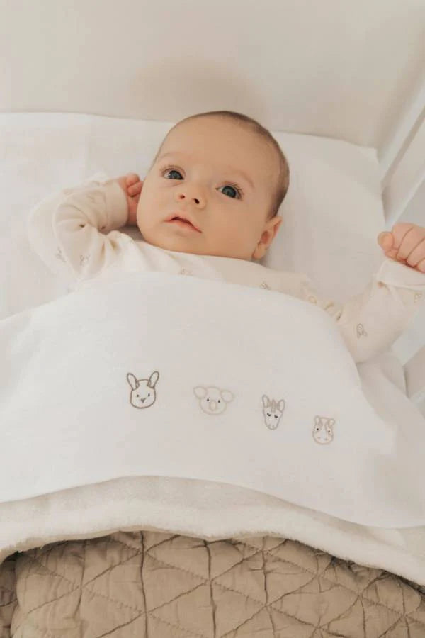 Set Lenzuola per culla - Animal Friends Bamboom