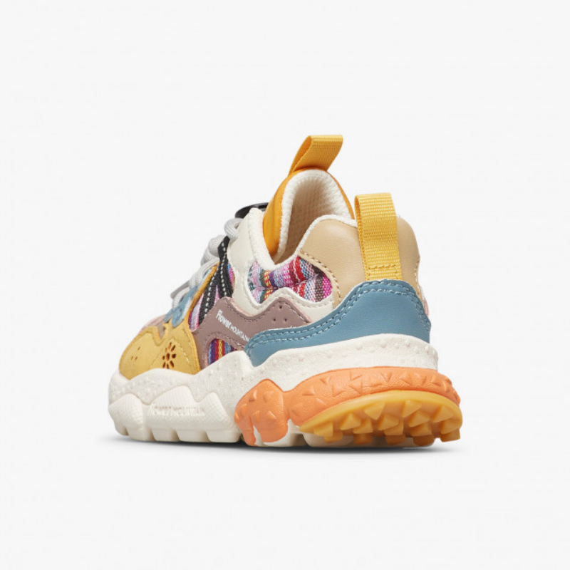 Yamano 3 Junior - Flower Mountain - Pink-Cream-Light brown