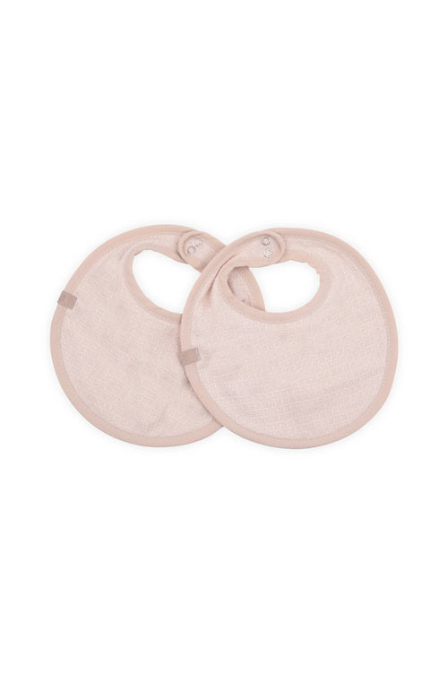 Set bavaglino Waffle 2 pezzi - Vintage Pink
