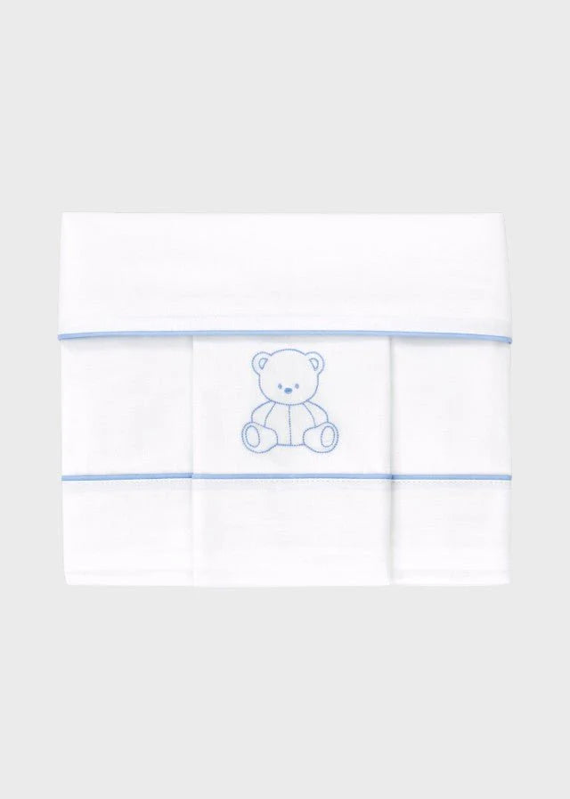 Set lenzuola culla - Orsetto - C63404 - Cielo
