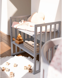Culla/lettino 7in1 ovale - Grigio
