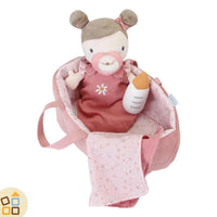 Bambola Baby Rosa con ciuccio magnetico e culla