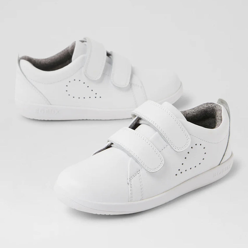 KID PLUS GRASS COURT - BOBUX - WHITE
