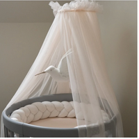 Baldacchino in tulle per lettino (supporto incluso)