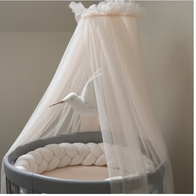 Baldacchino in tulle per lettino (supporto incluso)