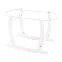 Struttura porta cesta in legno bianco