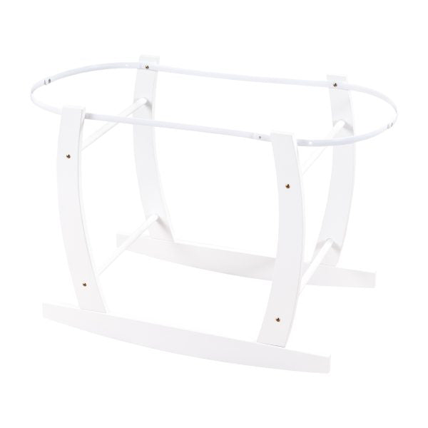 Struttura porta cesta in legno bianco