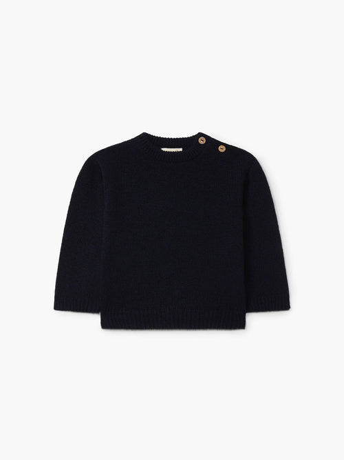 Maglione girocollo - blu navy - tg. 24 mesi