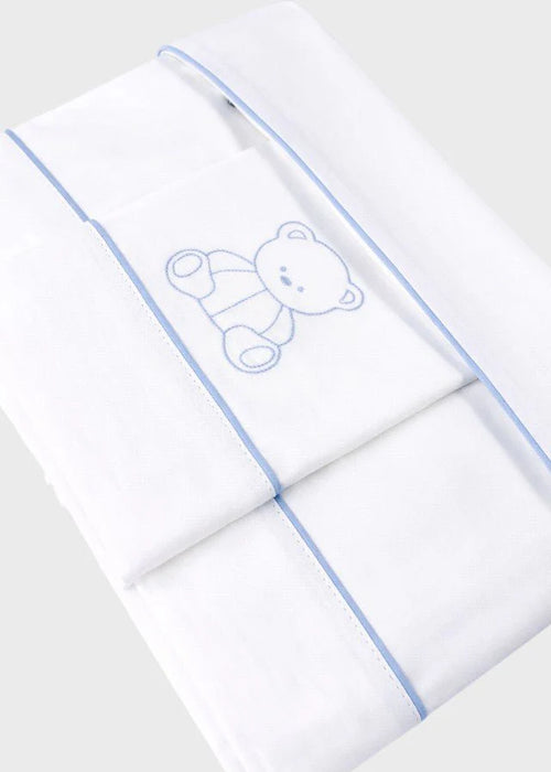 Set lenzuola culla - Orsetto - C63404 - Cielo