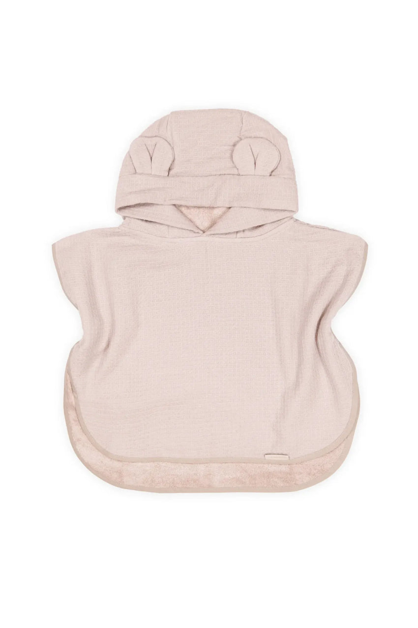 Poncho waffle - wintage pink
