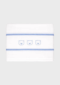 Set culla orsetti ricamati - C63404 - Cielo