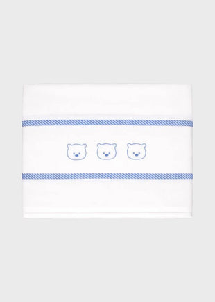 Set culla orsetti ricamati - C63404 - Cielo