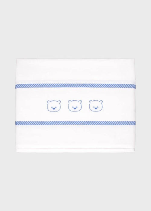 Set culla orsetti ricamati - C63404 - Cielo