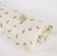 Swaddle Mimosa Green- 120x120  - Walking Mum