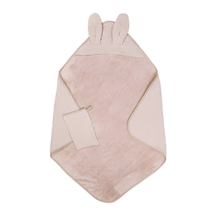 Accappatoio quadrato waffle- Rose vintage