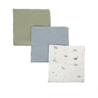 Set 3 lavette per cambio (spugna e cotone)