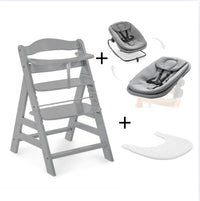 Seggiolone evolutivo Alpha Bundle NewBorn - Sedia + Sdraietta Bouncer
