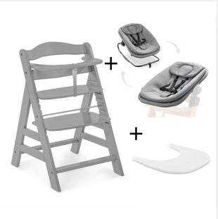 Seggiolone evolutivo Alpha Bundle NewBorn - Sedia + Sdraietta Bouncer