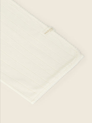 Copertina culla in cotone leggero traforata