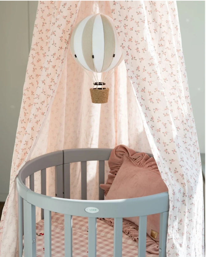 Culla/lettino 7in1 ovale - Grigio