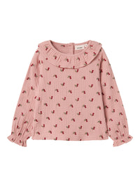 Blusa con colletto - Fantasia Cherry