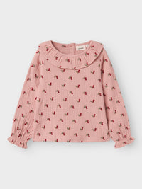 Blusa con colletto - Fantasia Cherry
