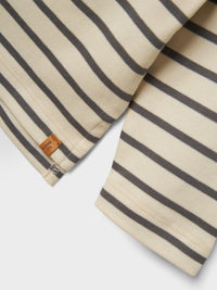 Maglia girocollo - Righe grigio scuro