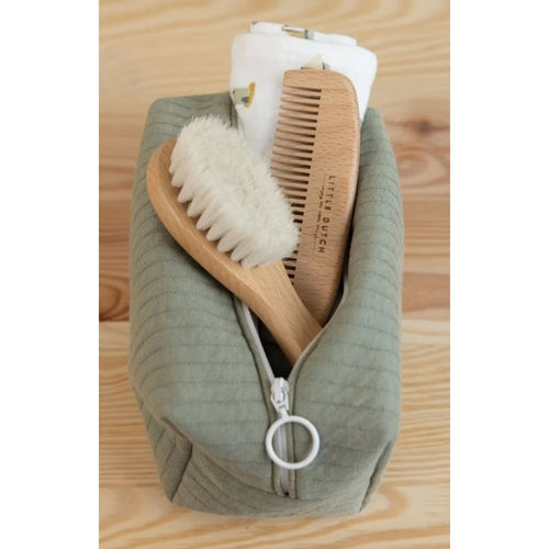 Spazzola e pettine in legno