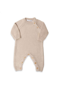 Tutina Tricot beige - Tg. 3 mesi