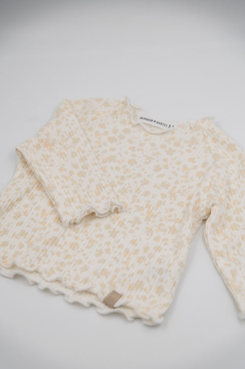 Tshirt maniche lunga - print petals