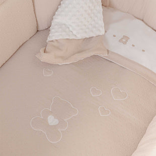 Set tessile lettino Rondò in Copripiumino + interno + federa + cuscino