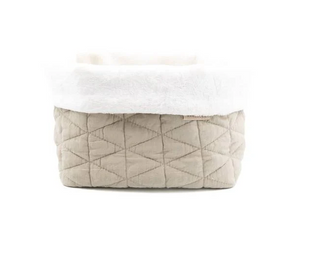 Cestino porta prodotti per fasciatoio - beige