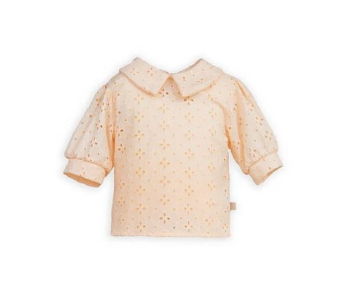 Camicia sangallo rosa - BB - 6 mesi