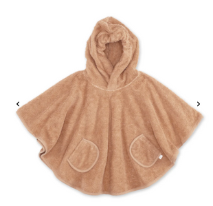 Poncho in spugna - terracotta