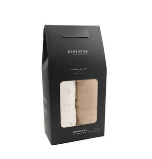 Set 2 mussole 120x120cm - pesciolini