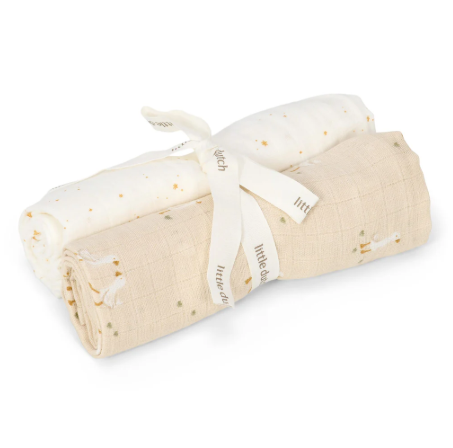 Set swaddle 70x70cm - Natural
