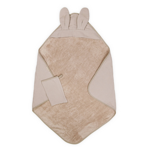 Accappatoio quadrato waffle - Sand