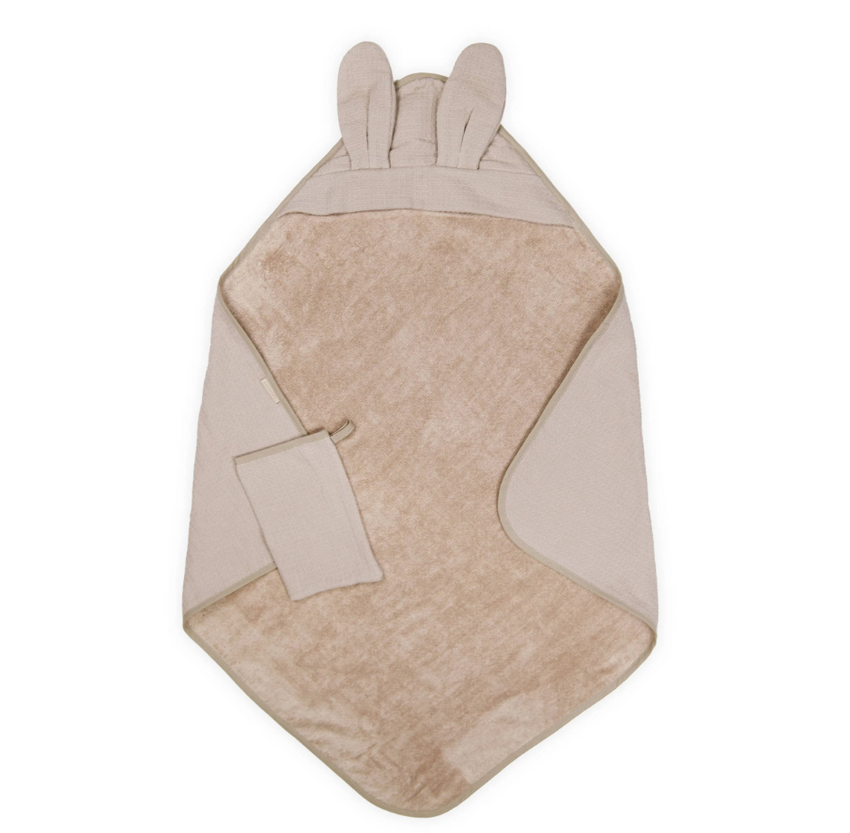 Accappatoio quadrato waffle - Sand