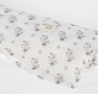 Swaddle in mussola - Flower Botton - 120x120cm