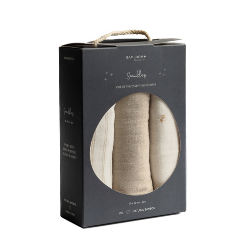 Set swaddle multi-uso 70x70cm-Bee