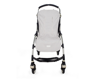 Rivestimento per passeggino - Little Bloom Vichy grey