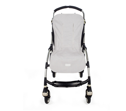 Rivestimento per passeggino - Little Bloom Vichy grey