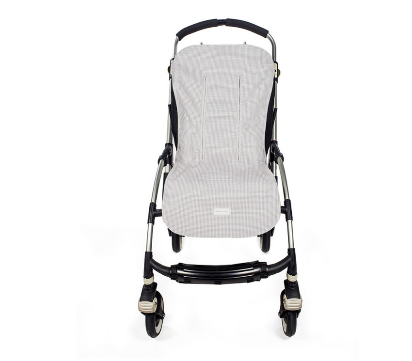 Rivestimento per passeggino - Little Bloom Vichy grey