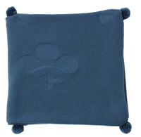 Coperta da culla in lana e cotone - Grigio
