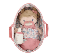 Bambola Baby Rosa con Culla e Accessori