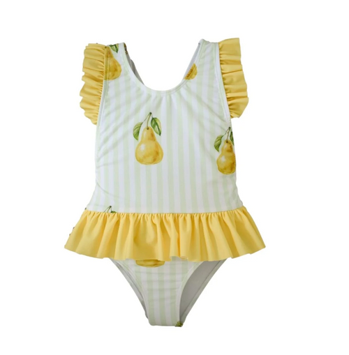 Costume intero con pere e rouches 2/4 A