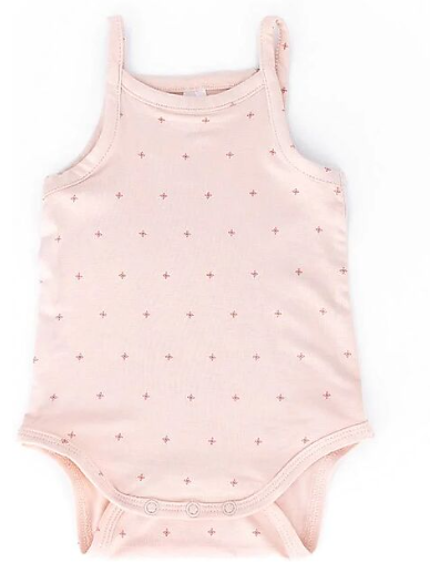 Body con spalline sottili - rosa