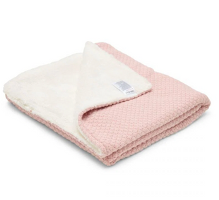 Copertina Soft Knitted rose - Lettino 110x140cm